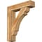 Ekena Millwork Olympic Block Rough Sawn Bracket w/ Offset Brace, Western Red Cedar, 8"W x 34"D x 40"H BKT0806X34X40OLY05RWR - alternate 1
